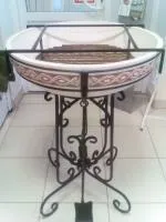 гриль-барбекю нст керамический косичка 700х1000